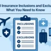 Travel Insurance Exclusions