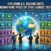 Median Home Prices by State in America in August 2026